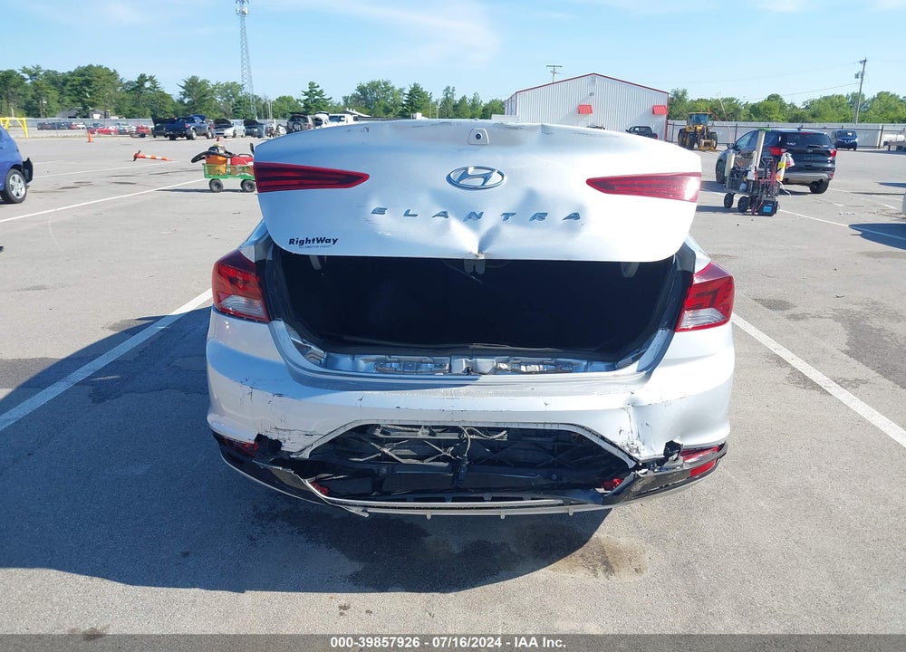 2019 HYUNDAI ELANTRA SEL VIN: KMHD84LF3KU743793