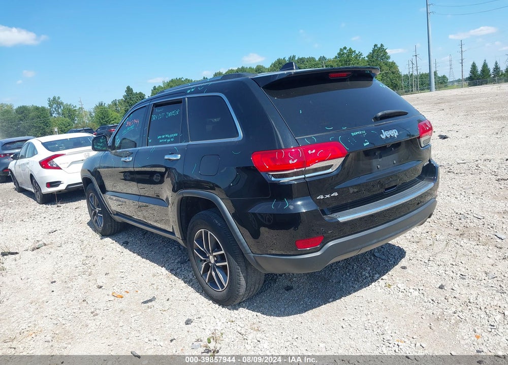 2017 JEEP GRAND CHEROKEE LIMITED 4X4 VIN: 1C4RJFBG9HC808147
