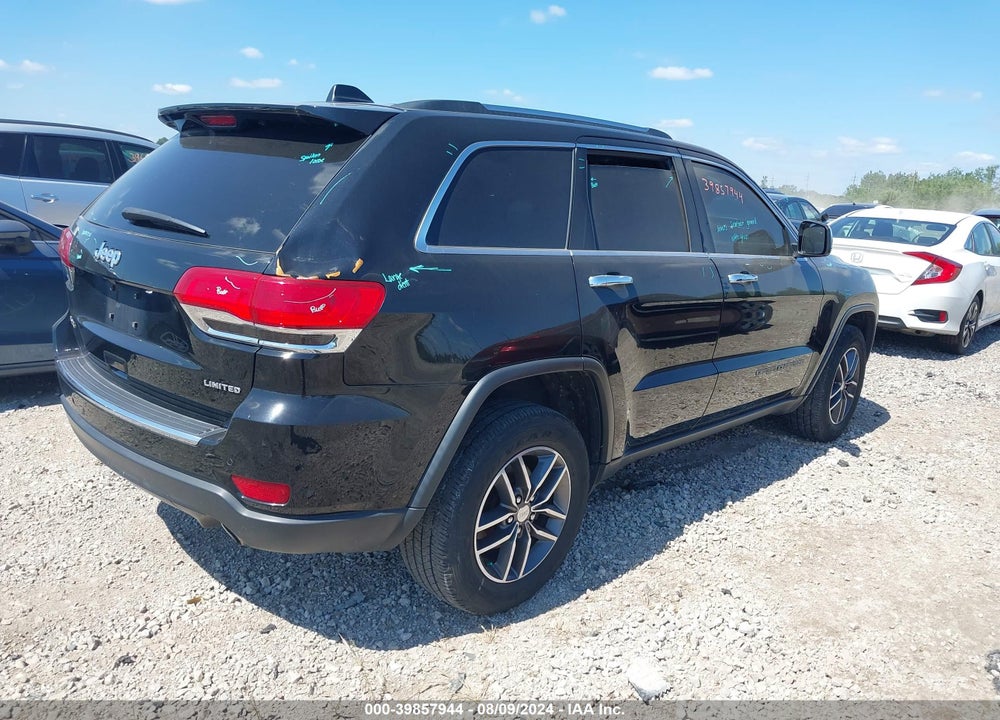 2017 JEEP GRAND CHEROKEE LIMITED 4X4 VIN: 1C4RJFBG9HC808147