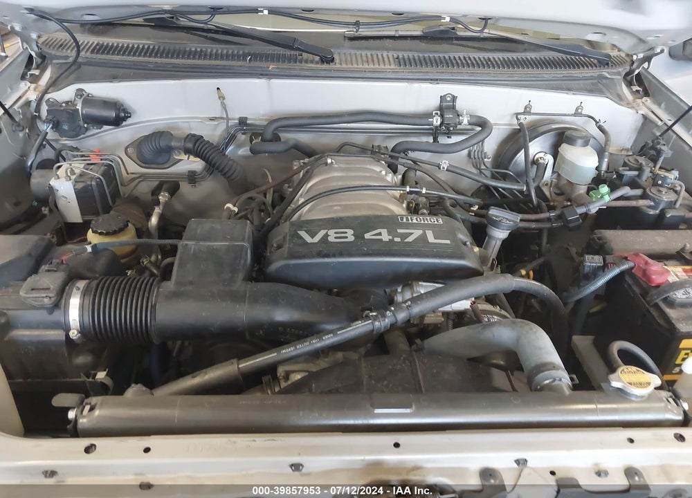 2002 TOYOTA TUNDRA LTD V8 VIN: 5TBRT38112S235741