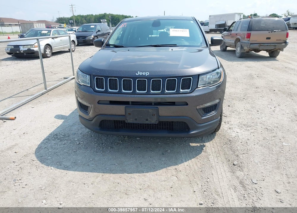 2018 JEEP COMPASS SPORT 4X4 VIN: 3C4NJDAB8JT458402