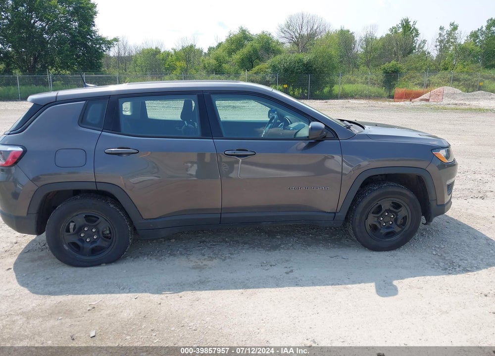 2018 JEEP COMPASS SPORT 4X4 VIN: 3C4NJDAB8JT458402