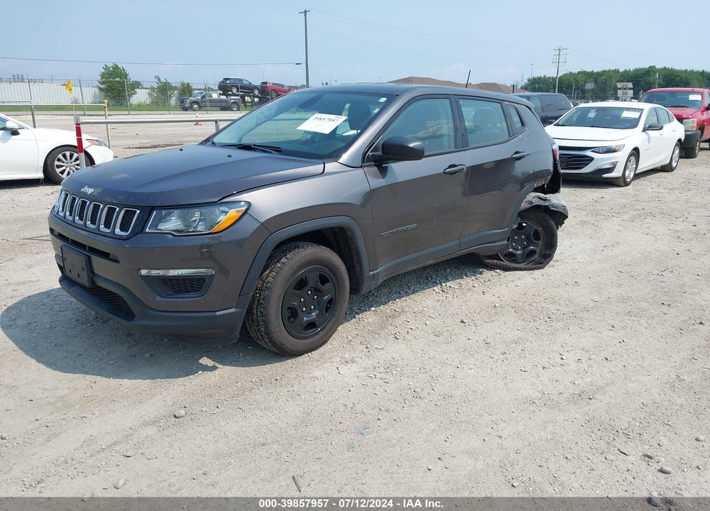 2018 JEEP COMPASS SPORT 4X4 VIN: 3C4NJDAB8JT458402