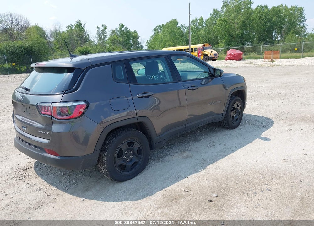 2018 JEEP COMPASS SPORT 4X4 VIN: 3C4NJDAB8JT458402