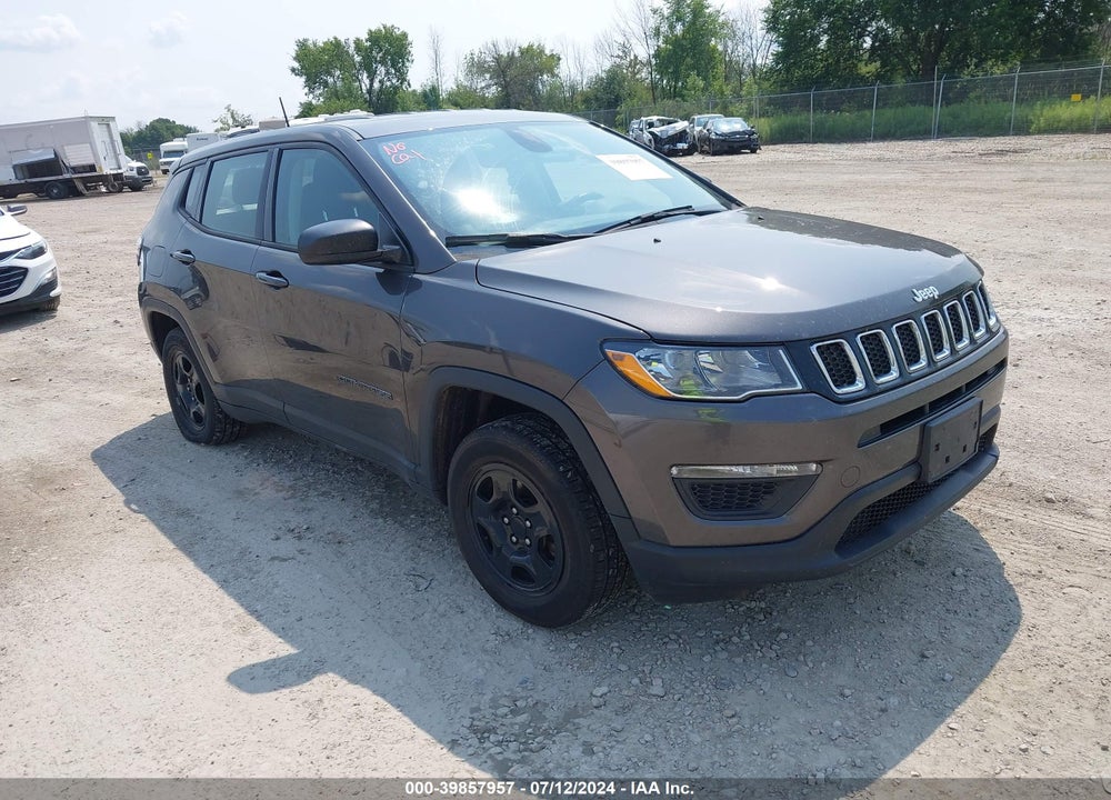 2018 JEEP COMPASS SPORT 4X4 VIN: 3C4NJDAB8JT458402