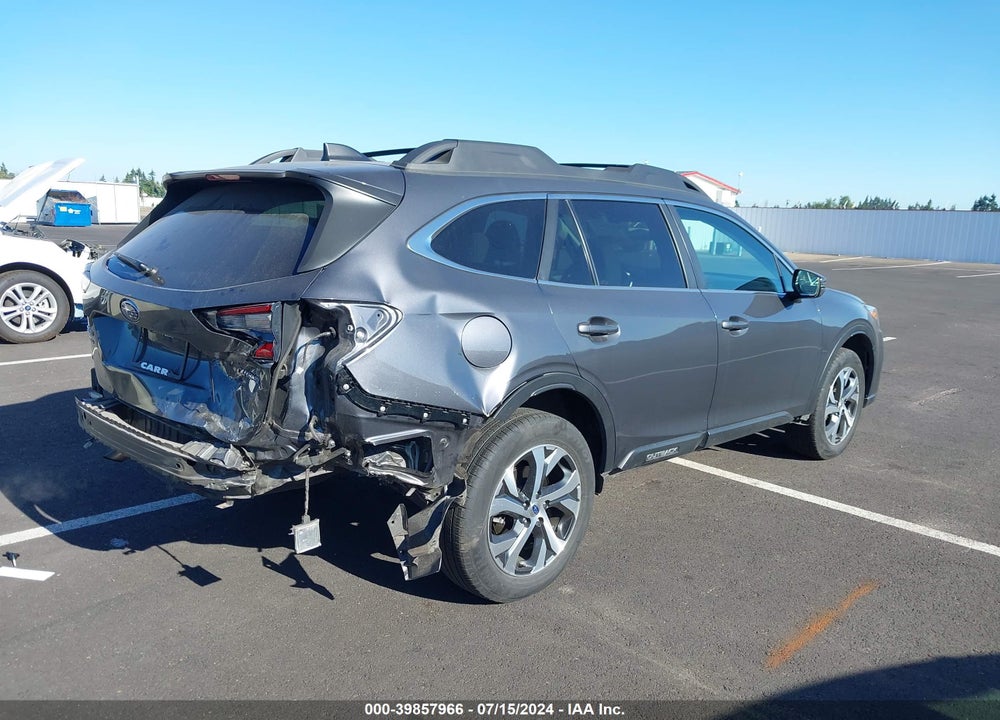 2022 SUBARU OUTBACK LIMITED VIN: 4S4BTANC2N3240354