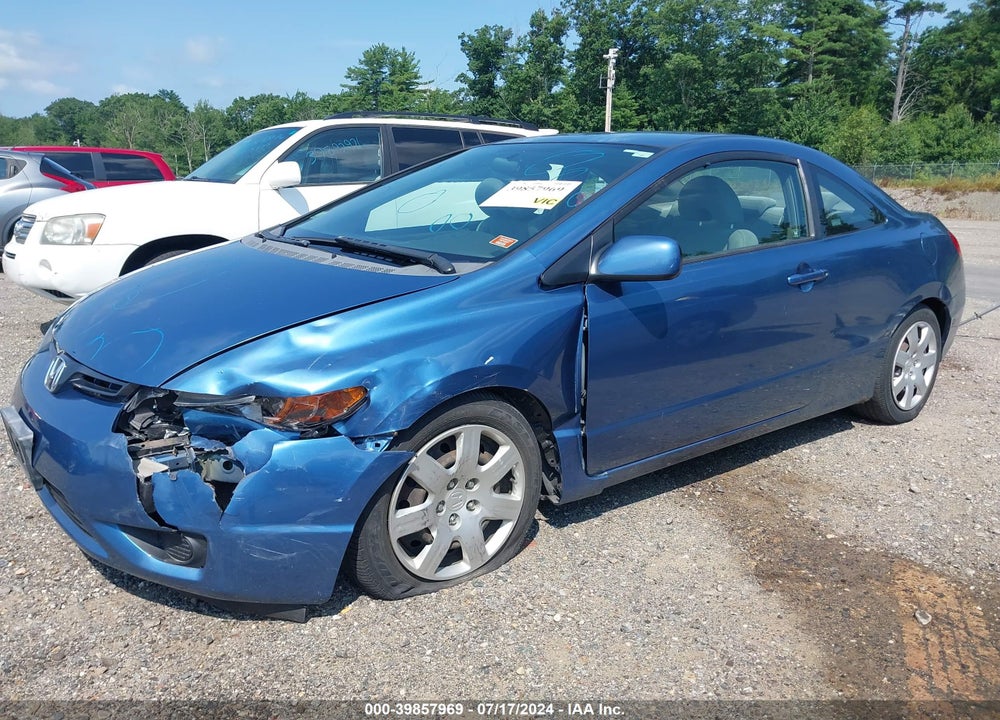 2006 HONDA CIVIC LX VIN: 2HGFG12636H576281