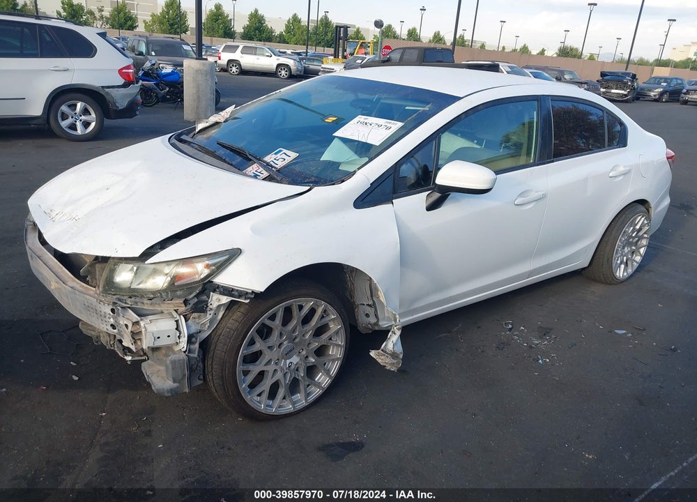 2014 HONDA CIVIC LX VIN: 19XFB2F59EE221100