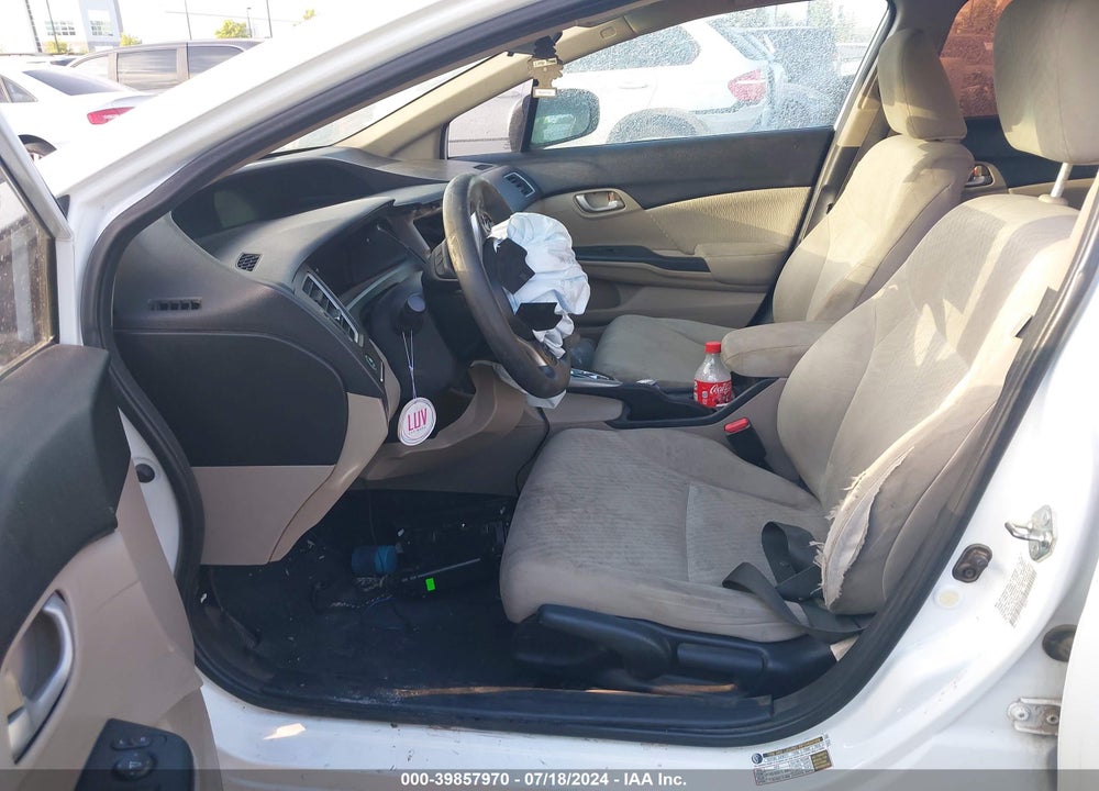 2014 HONDA CIVIC LX VIN: 19XFB2F59EE221100