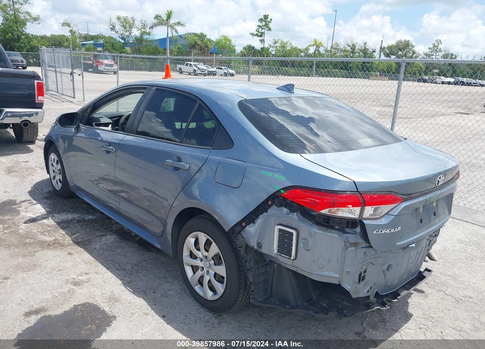 2020 TOYOTA COROLLA LE VIN: JTDEPRAE5LJ000526