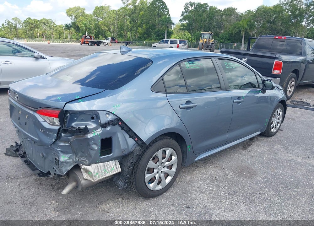 2020 TOYOTA COROLLA LE VIN: JTDEPRAE5LJ000526