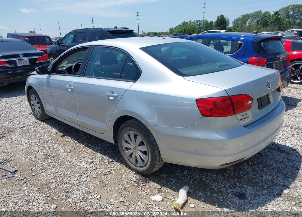 2013 VOLKSWAGEN JETTA 2.0L S VIN: 3VW1K7AJ3DM259273