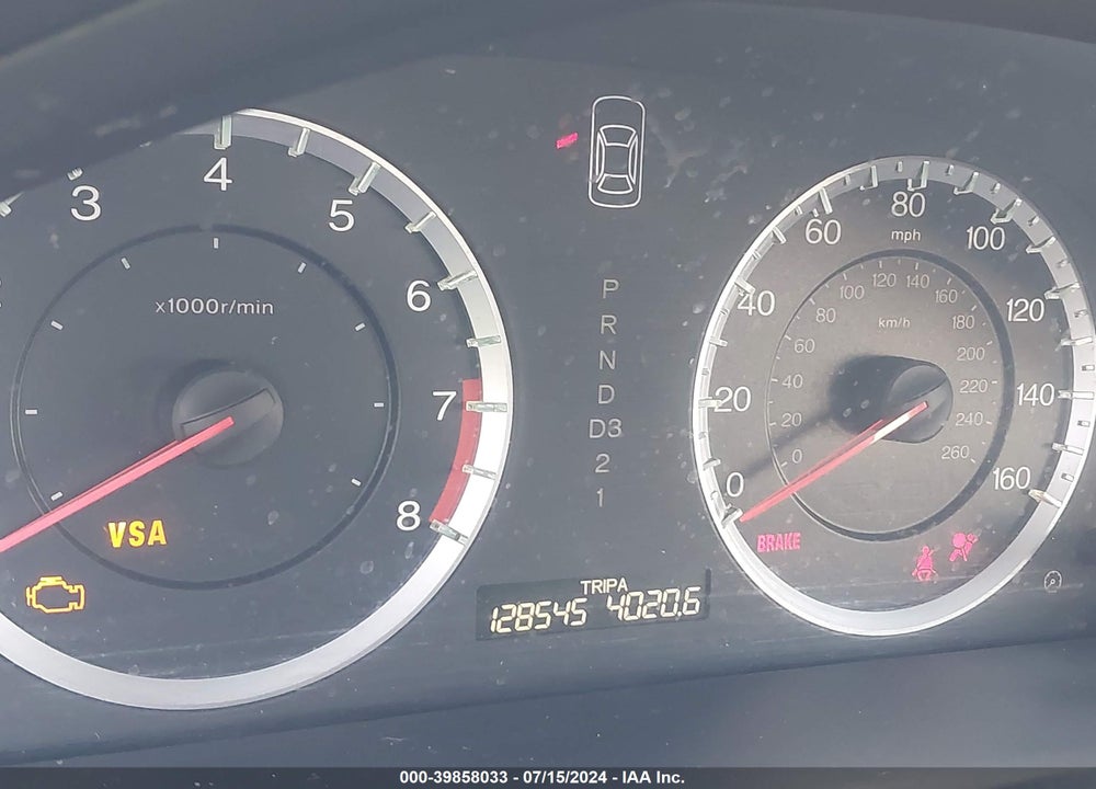 2010 HONDA ACCORD 2.4 LX VIN: 1HGCP2F30AA108086