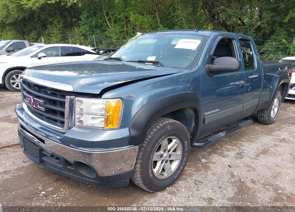 2009 GMC SIERRA 1500 SLE VIN: 1GTEK290X9Z296104