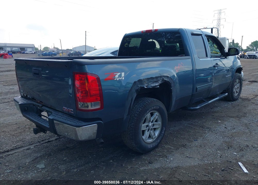 2009 GMC SIERRA 1500 SLE VIN: 1GTEK290X9Z296104