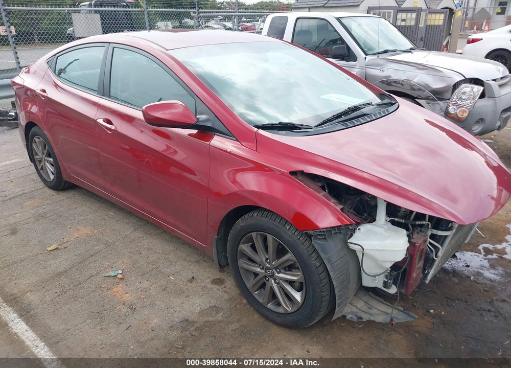2014 HYUNDAI ELANTRA SE VIN: 5NPDH4AE5EH469199