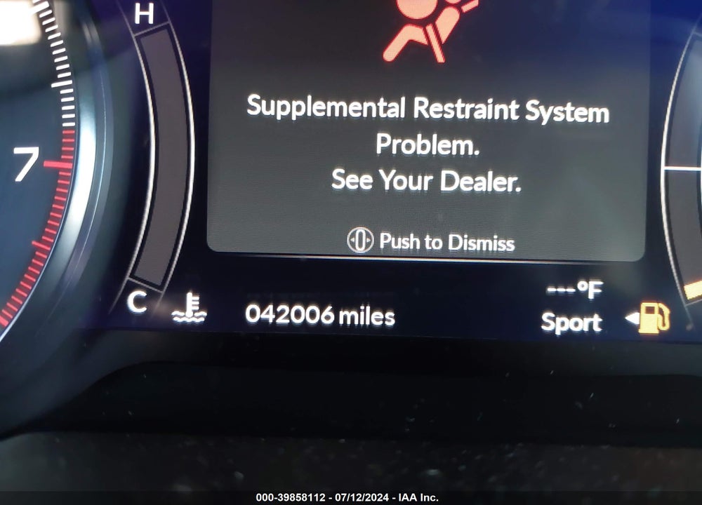 2020 ACURA RDX STANDARD VIN: 5J8TC1H32LL004614