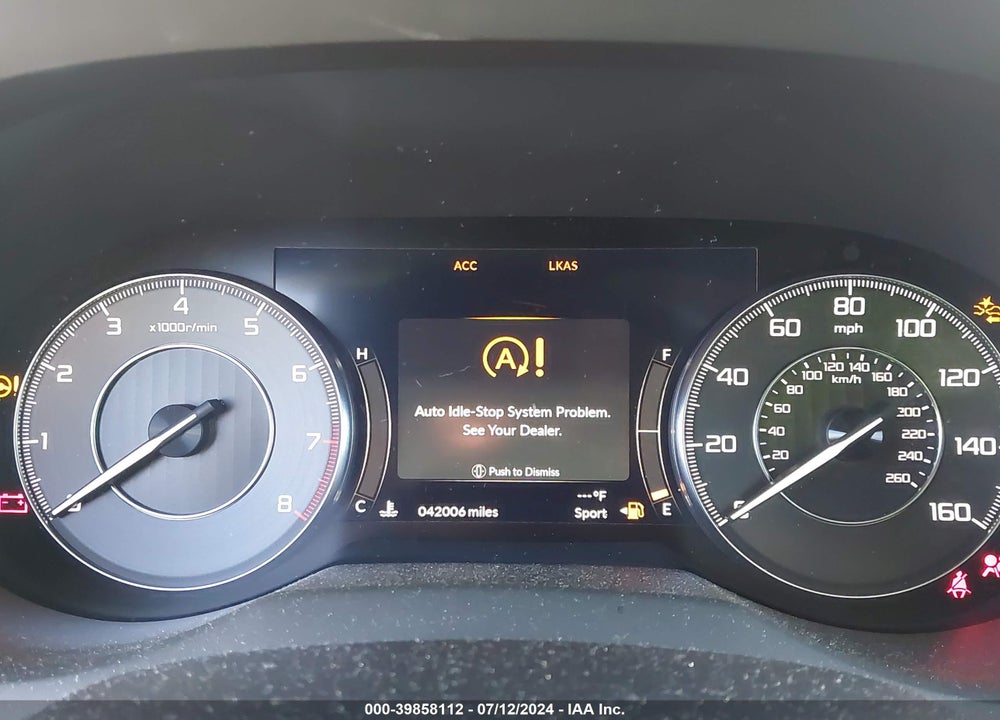 2020 ACURA RDX STANDARD VIN: 5J8TC1H32LL004614