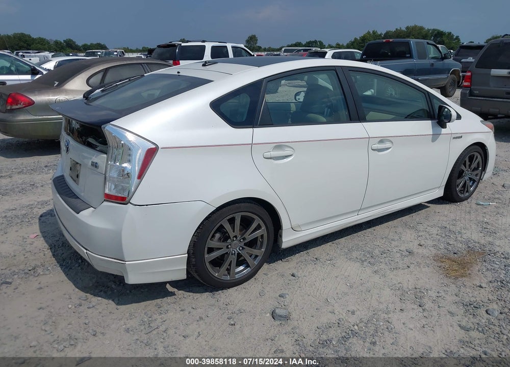 2011 TOYOTA PRIUS FOUR VIN: JTDKN3DU6B5313729