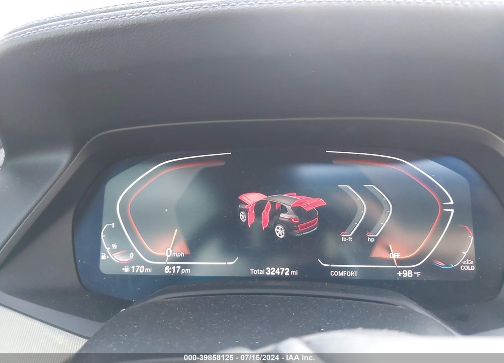 2022 BMW X5 SDRIVE40I VIN: 5UXCR4C03N9L16838