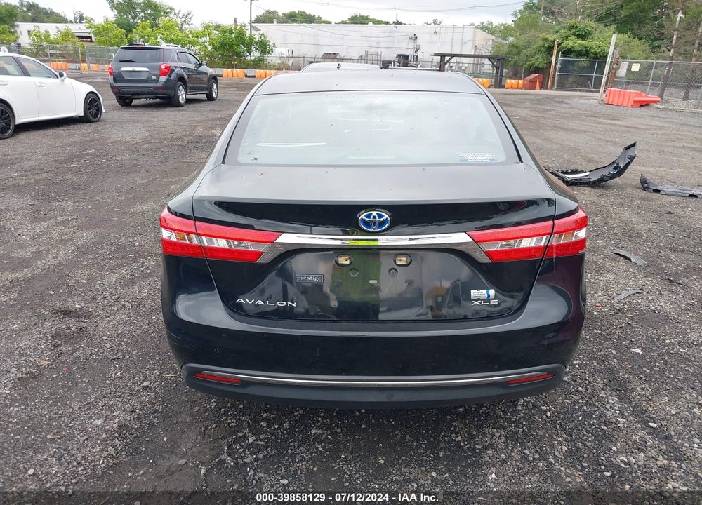 2014 TOYOTA AVALON HYBRID XLE PREMIUM VIN: 4T1BD1EB6EU025557