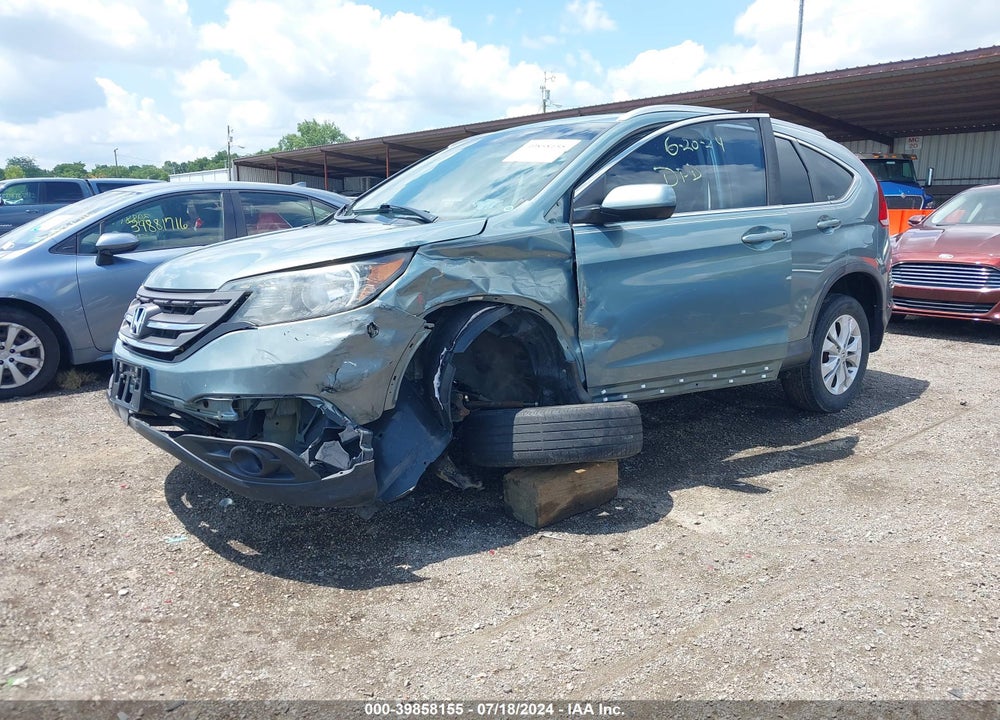 2012 HONDA CR-V EX-L VIN: 2HKRM3H75CH507305