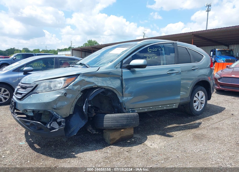 2012 HONDA CR-V EX-L VIN: 2HKRM3H75CH507305