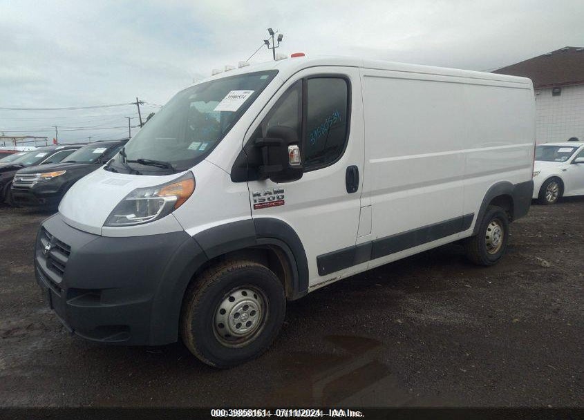 2017 RAM PROMASTER 1500 LOW ROOF 136 WB VIN: 3C6TRVAG3HE517427