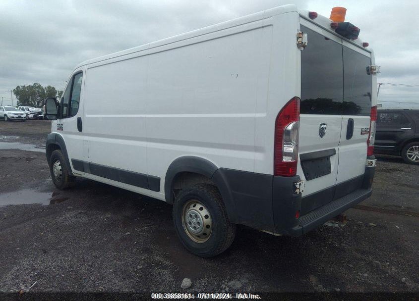 2017 RAM PROMASTER 1500 LOW ROOF 136 WB VIN: 3C6TRVAG3HE517427