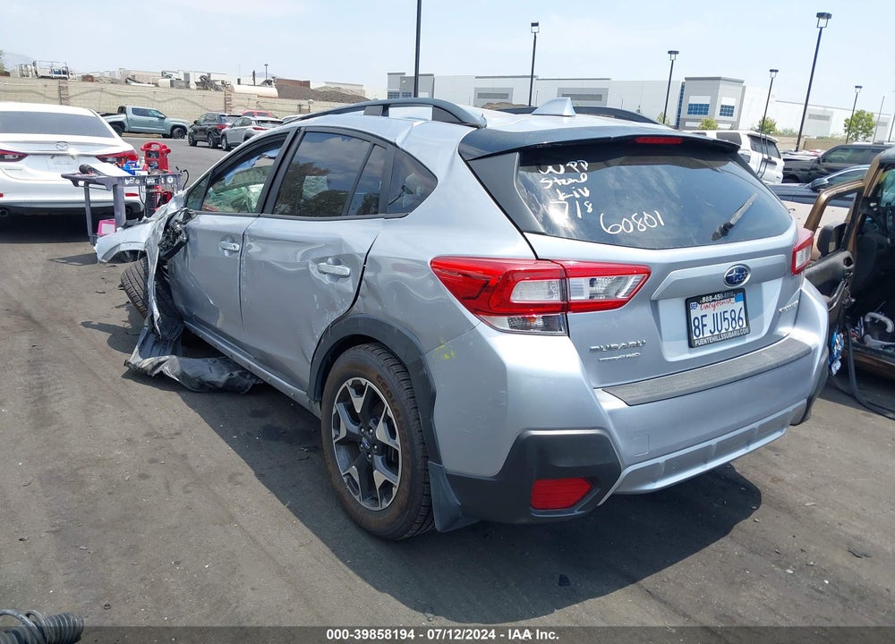 2019 SUBARU CROSSTREK 2.0I PREMIUM VIN: JF2GTACC6K8219715