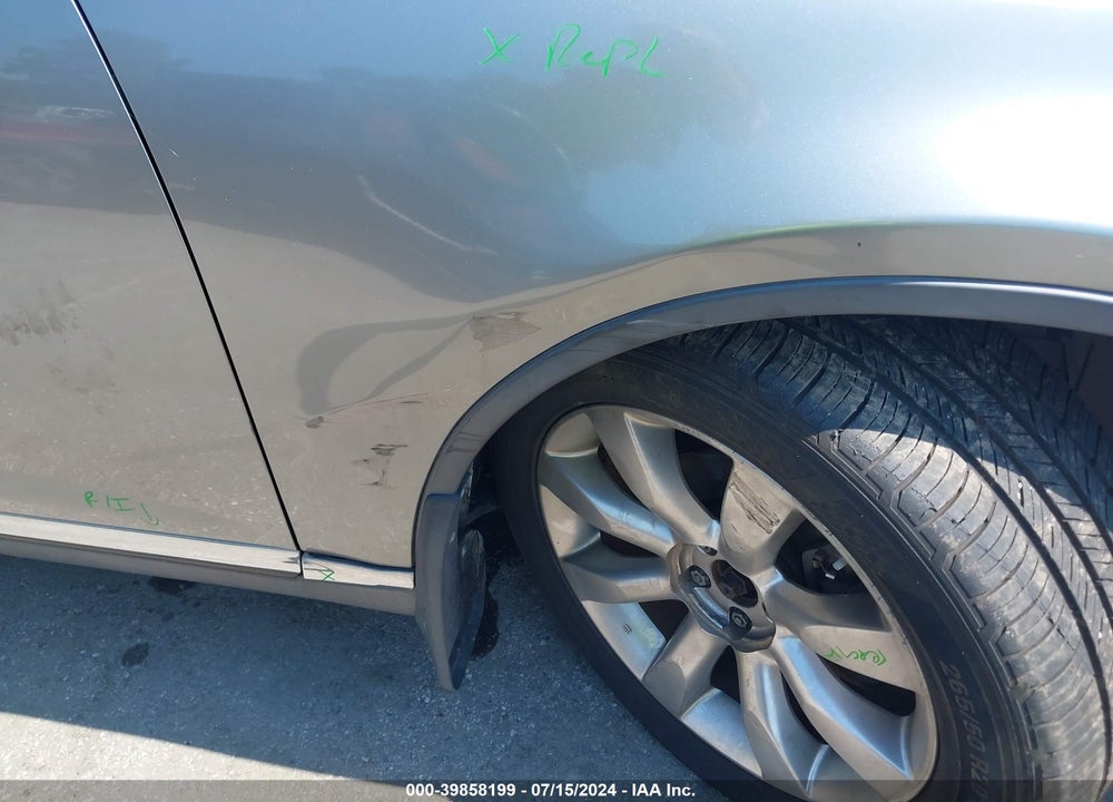 2008 INFINITI FX35 VIN: JNRAS08W58X204268