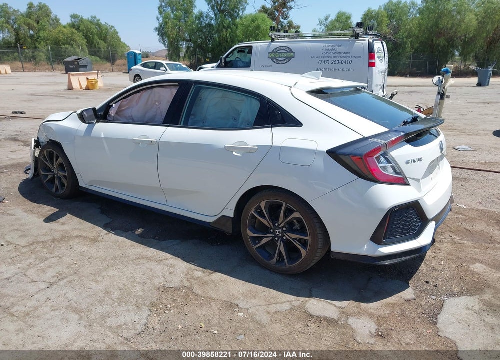 2017 HONDA CIVIC SPORT VIN: SHHFK7H45HU426539