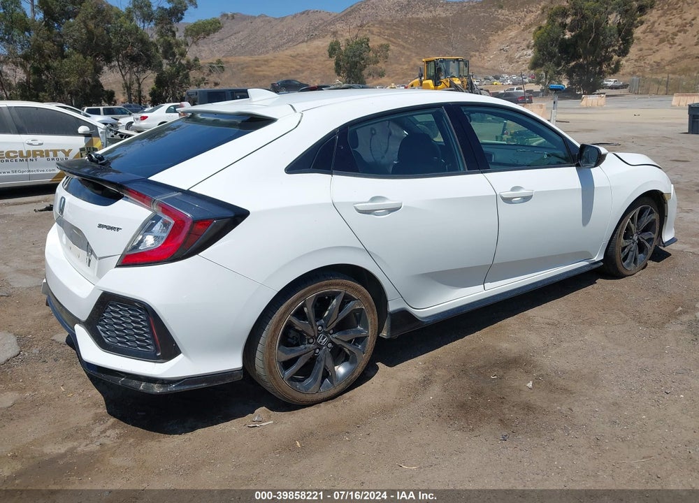 2017 HONDA CIVIC SPORT VIN: SHHFK7H45HU426539