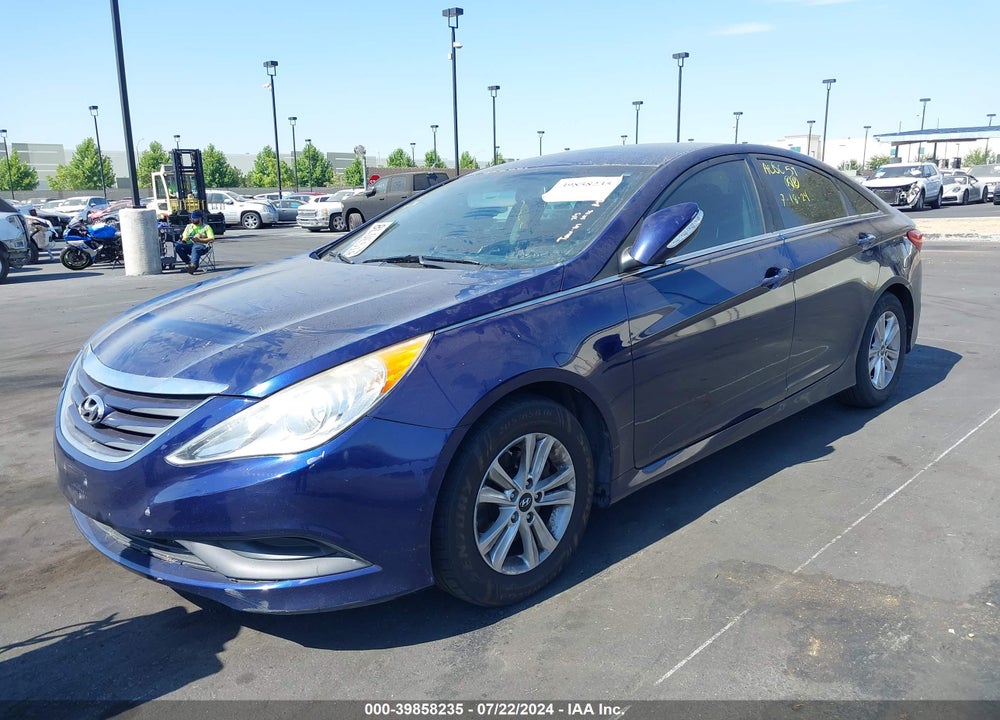 2014 HYUNDAI SONATA GLS VIN: 5NPEB4AC9EH948424