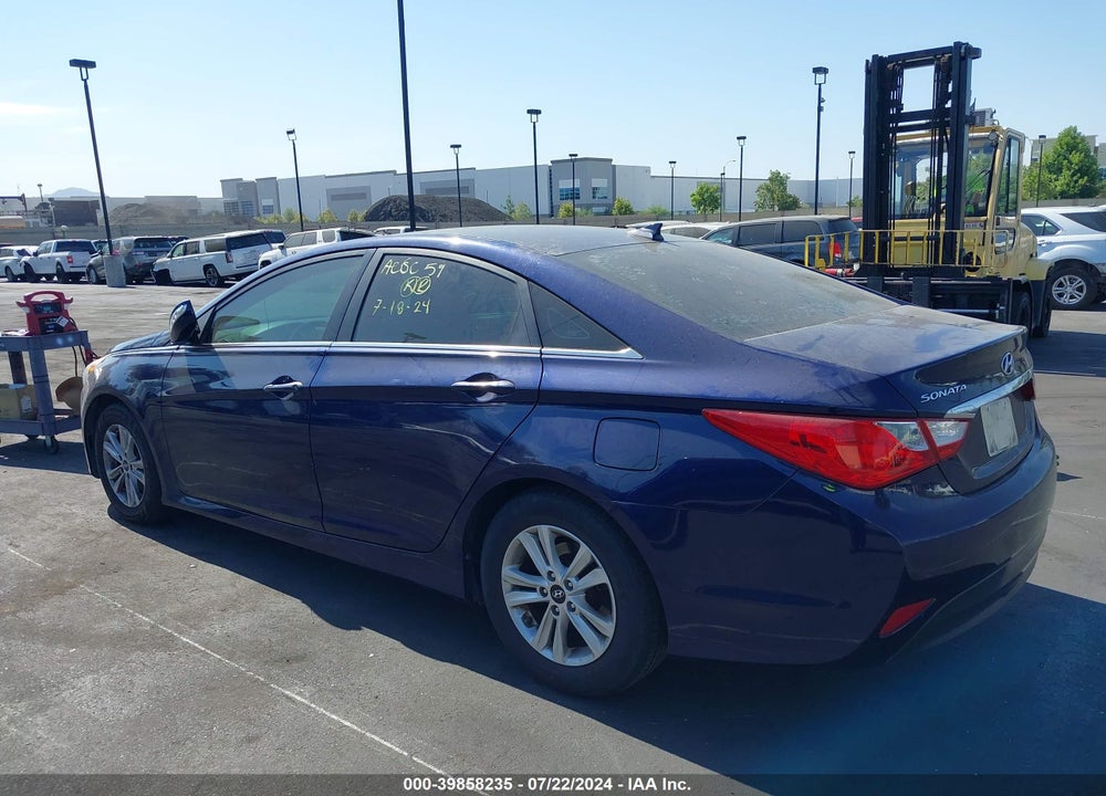 2014 HYUNDAI SONATA GLS VIN: 5NPEB4AC9EH948424