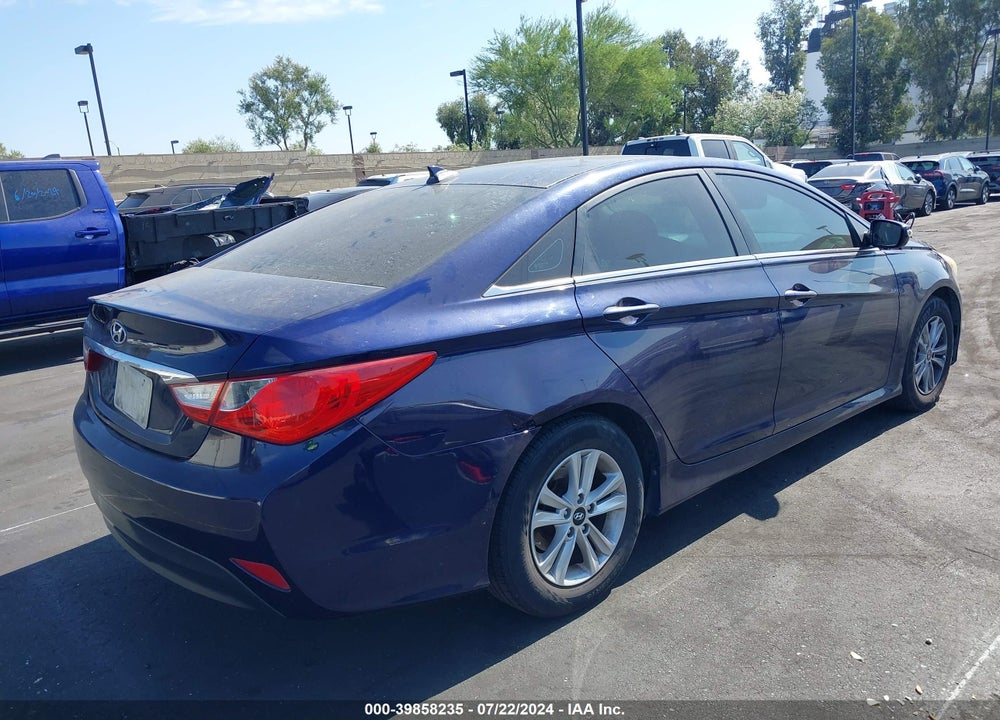 2014 HYUNDAI SONATA GLS VIN: 5NPEB4AC9EH948424
