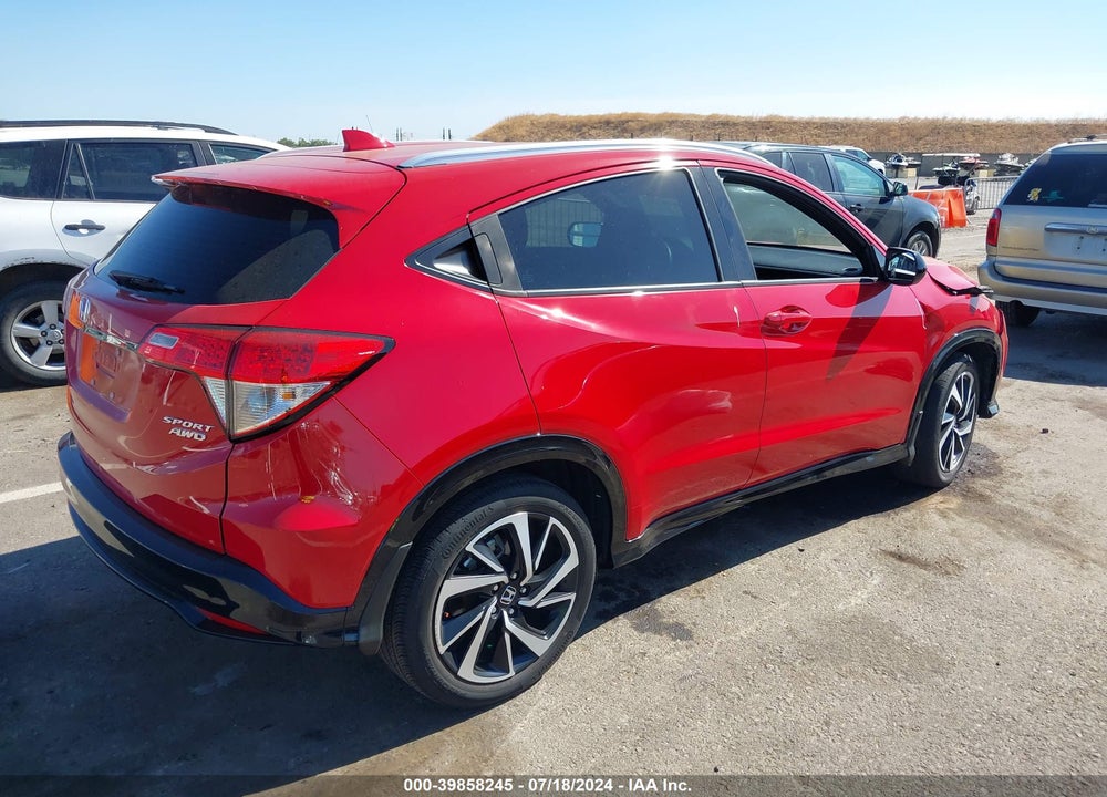 2019 HONDA HR-V SPORT VIN: 3CZRU6H18KG719825
