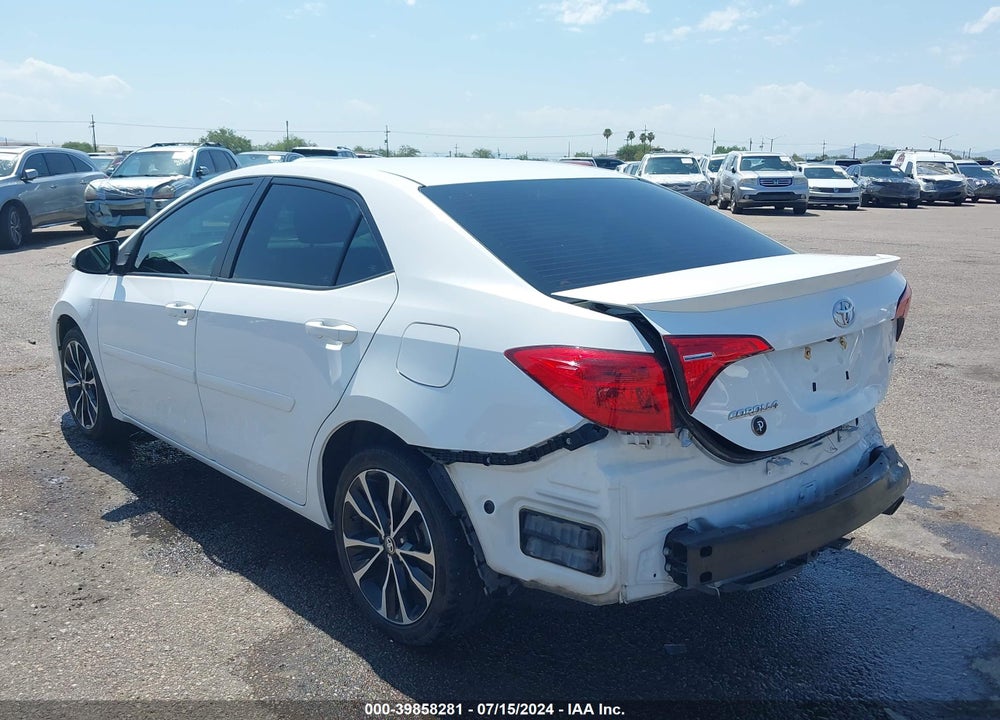 2018 TOYOTA COROLLA SE VIN: 2T1BURHE6JC101956