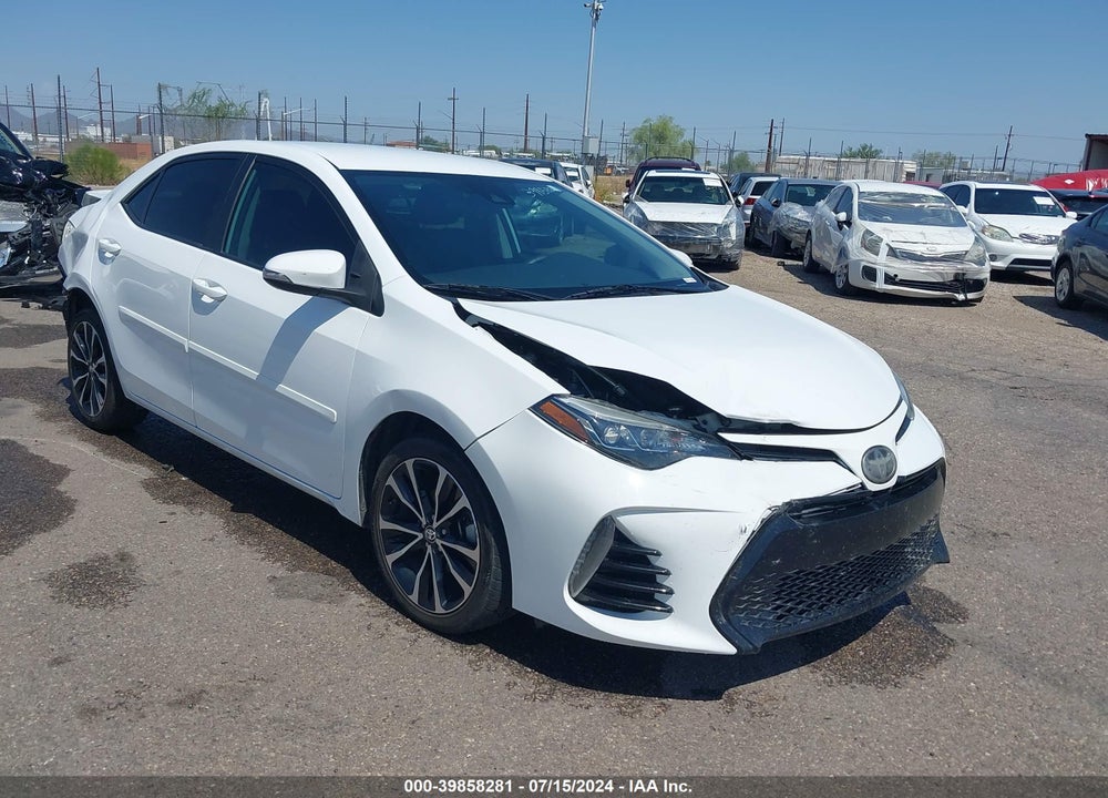 2018 TOYOTA COROLLA SE VIN: 2T1BURHE6JC101956