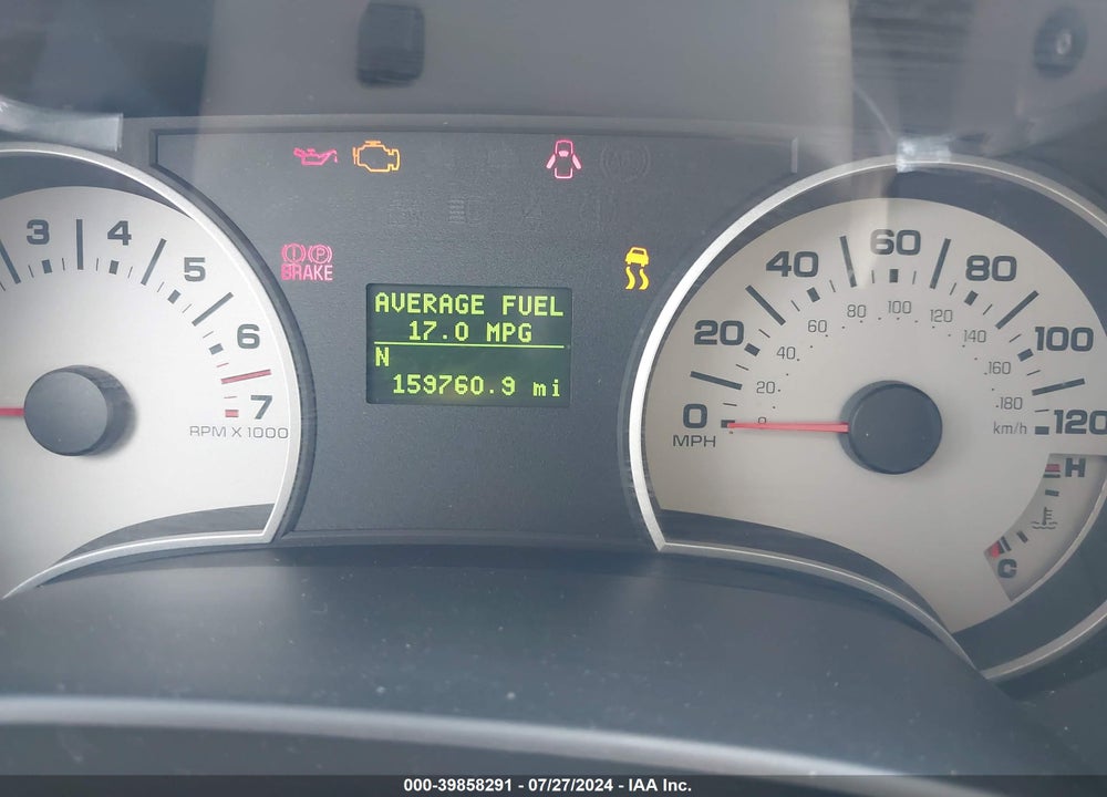 2007 FORD EXPLORER EDDIE BAUER VIN: 1FMEU74EX7UA87350
