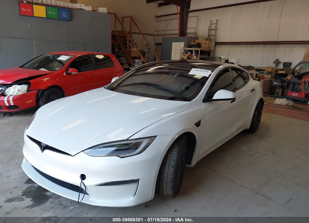 2021 TESLA MODEL S PLAID TRI MOTOR ALL-WHEEL DRIVE VIN: 5YJSA1E63MF452654