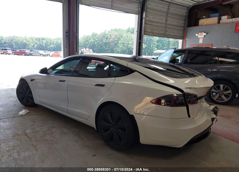 2021 TESLA MODEL S PLAID TRI MOTOR ALL-WHEEL DRIVE VIN: 5YJSA1E63MF452654