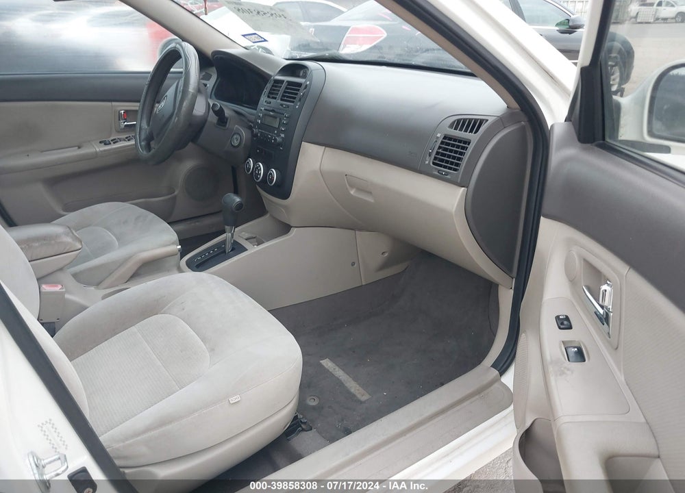 2008 KIA SPECTRA EX VIN: KNAFE121485542639