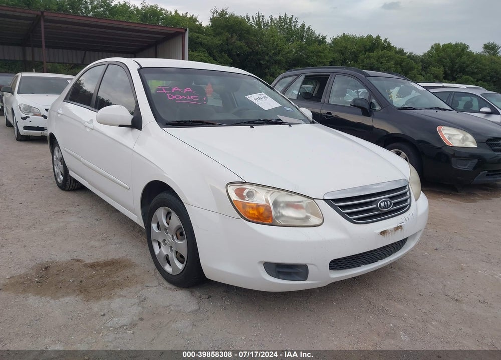 2008 KIA SPECTRA EX VIN: KNAFE121485542639