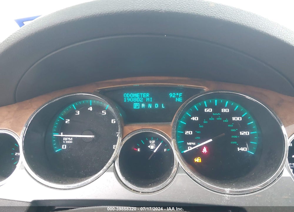 2012 BUICK ENCLAVE VIN: 5GAKRAED3CJ162849
