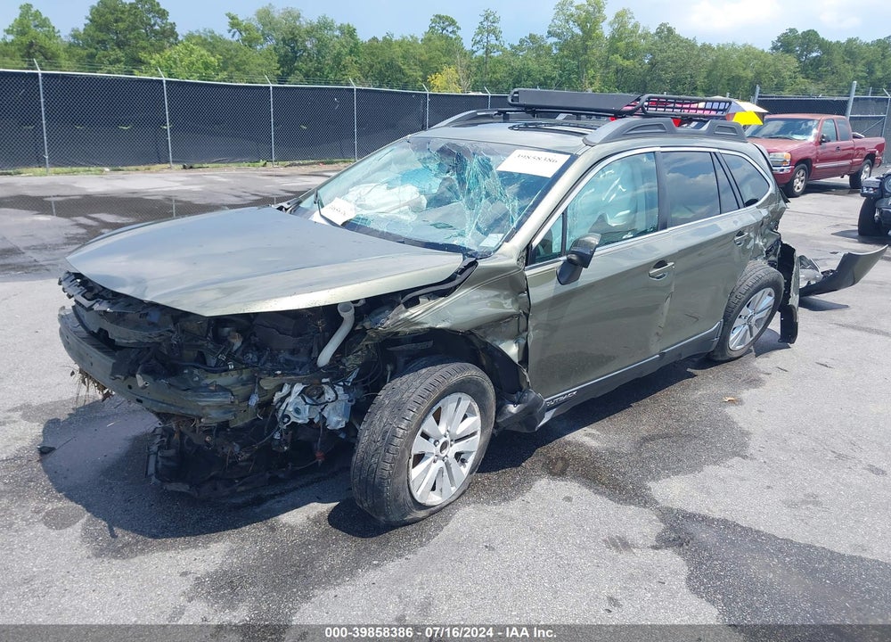 2018 SUBARU OUTBACK 2.5I PREMIUM VIN: 4S4BSAHC4J3206988