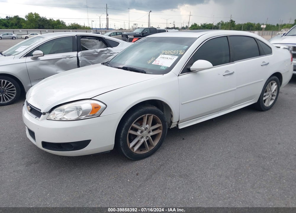 2016 CHEVROLET IMPALA LIMITED LTZ VIN: 2G1WC5E31G1150272
