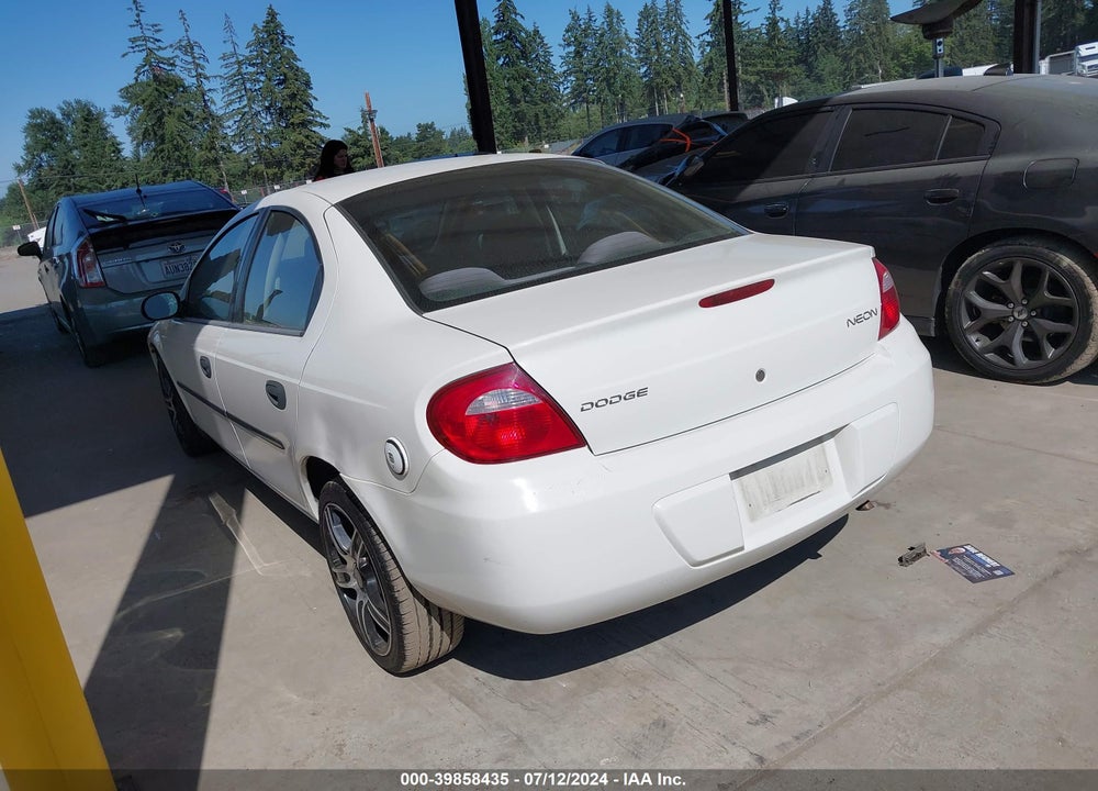 2004 DODGE NEON SE VIN: 1B3ES26C54D636278
