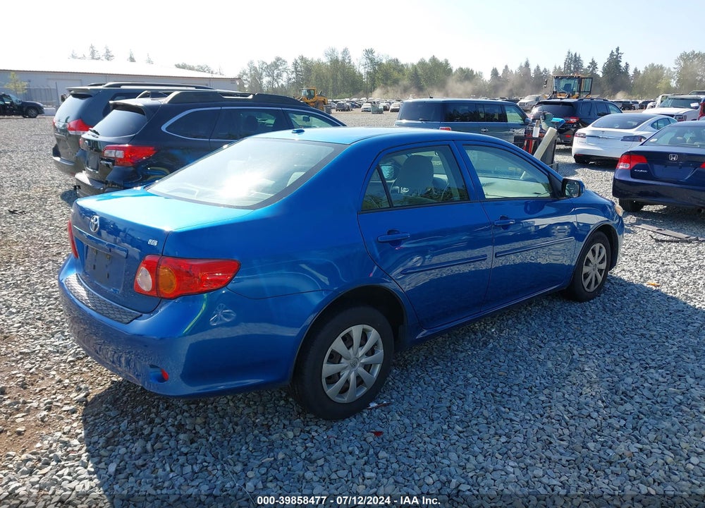 2009 TOYOTA COROLLA LE VIN: JTDBL40E59J038494