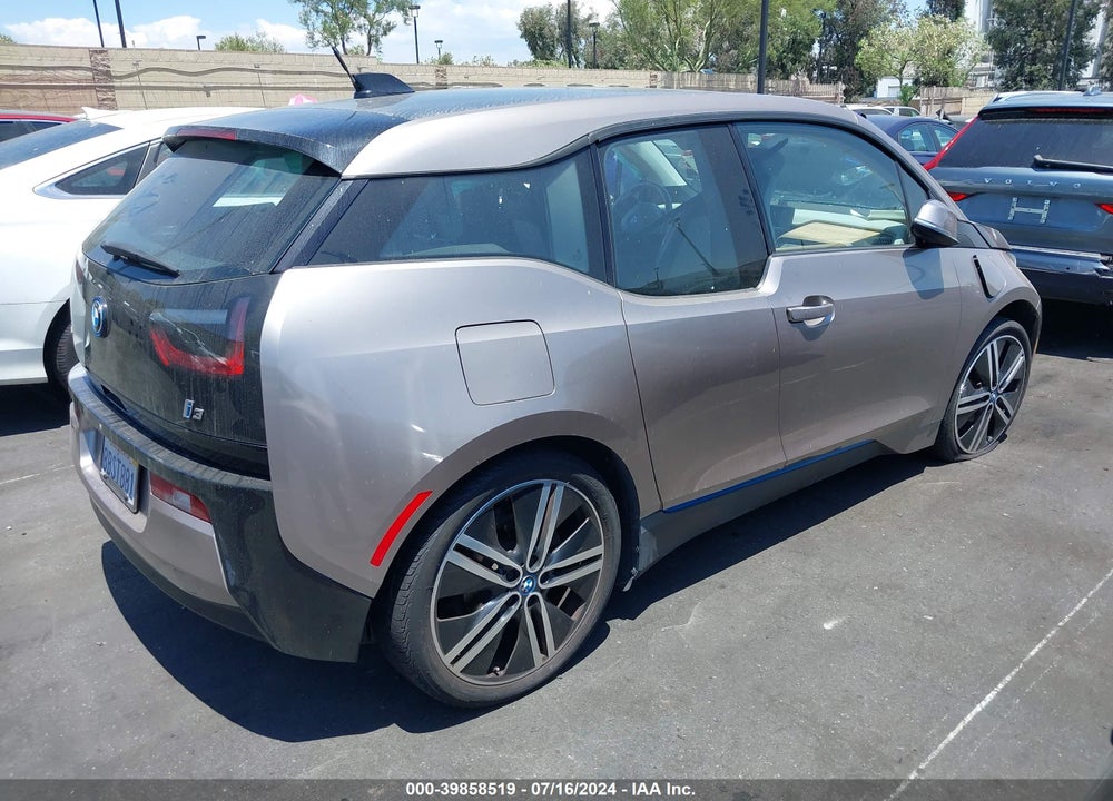 2014 BMW I3 BASE W/RANGE EXTENDER VIN: WBY1Z4C57EV276368